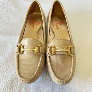 Marc Joseph Grand Street Leather Loafers with Gold Horsebit 🔥